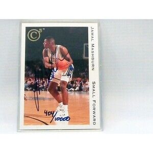 1994 Classic C3 Club Jamal Mashburn Certified Autograph #404/10000